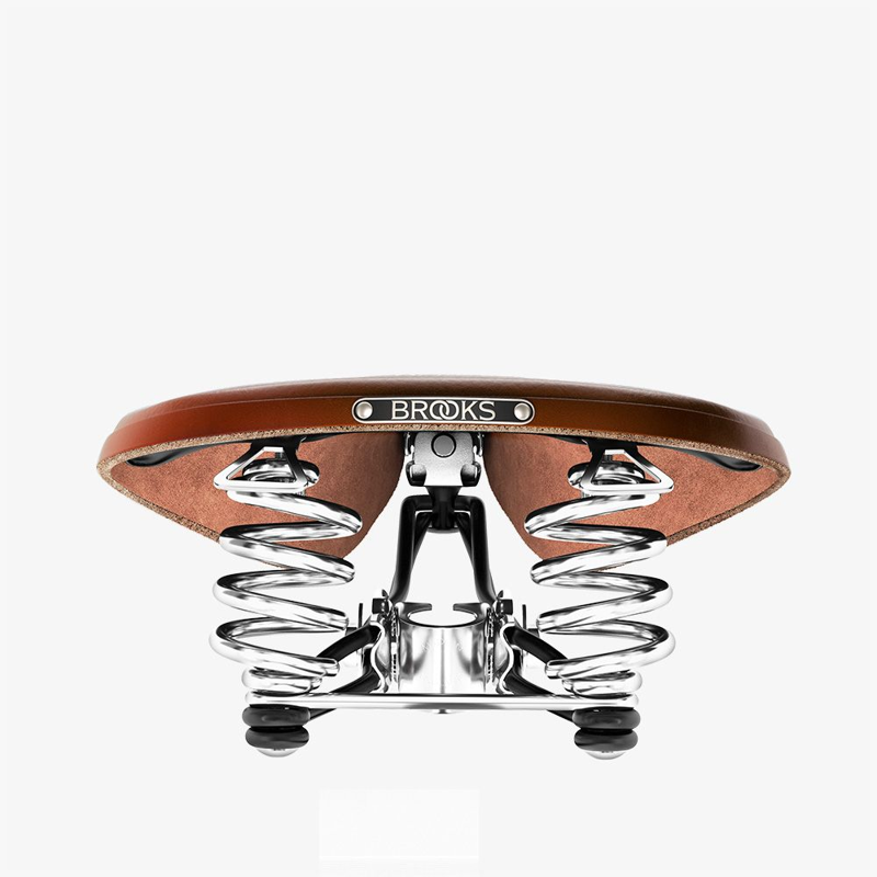 Brooks B67 Short Ladies Saddle in Brown-2